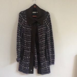 Anthropologie Sleeping on Snow cardigan